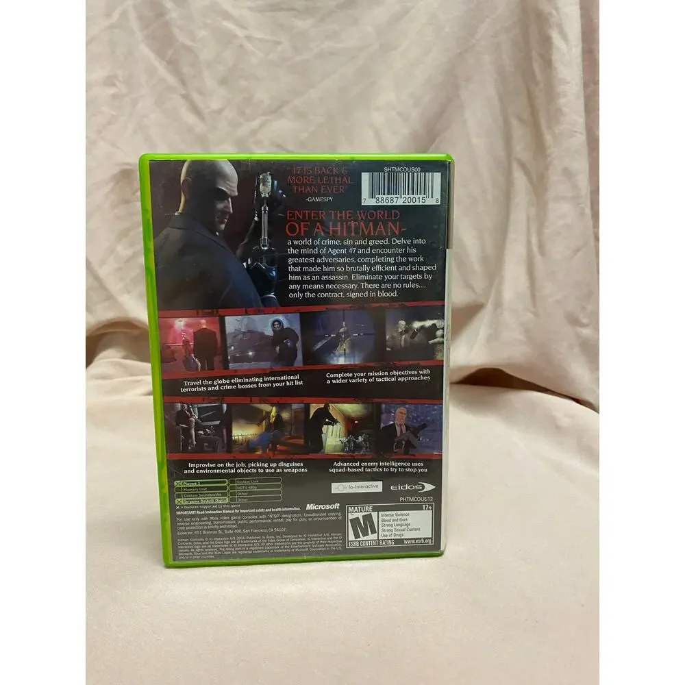 Hitman: Contracts (Microsoft Xbox, 2004) CIB